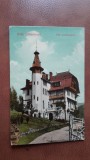 Carte postala, Baile Calimanesti, vila Cantacuzino, perioada interbelica