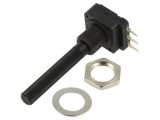 Potențiometru axial 1M&Omega; 200mW PIHER - THT, 6mm, plastic