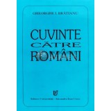 Cuvinte catre romani - 1996 - Gheorghe I. Bratianu (A15)