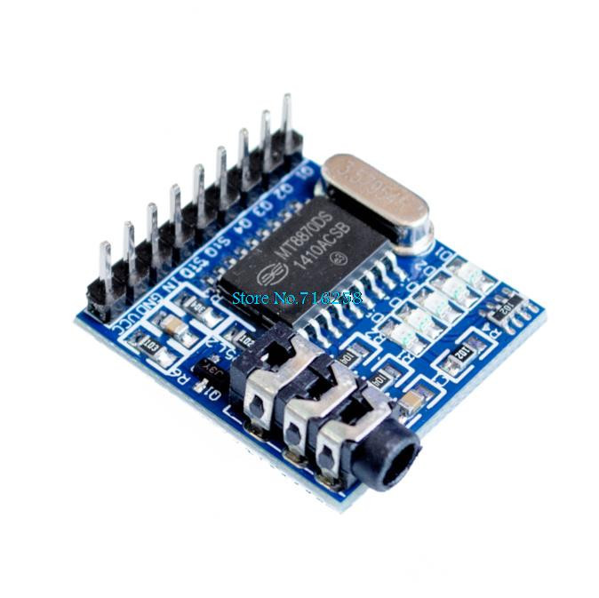 Modul decodare sunet si voce dtmf MT8870 arduino stm pic avr