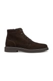 Geox pantofi de piele &icirc;ntoarsă U MASSIMIANO culoarea maro, U56H9A 00022 C6006