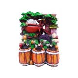 Fantana Arteziata Decorativa Interior, Rasina, Multicolor, 27cm, Cu Buton On/Off