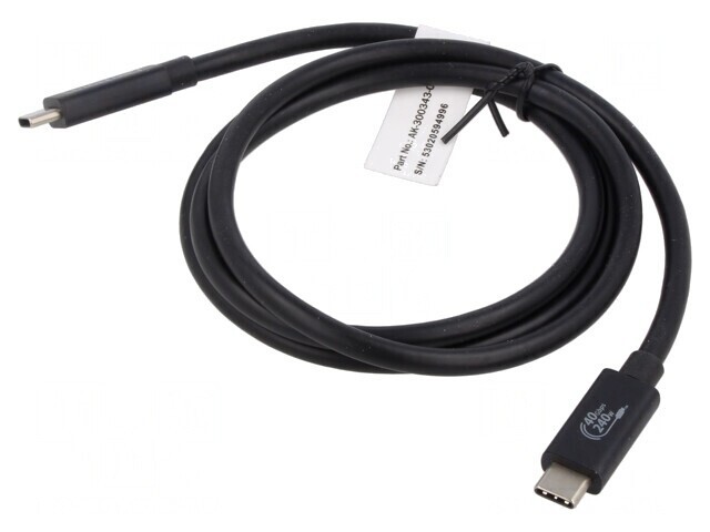 Cablu USB 3.1 Power Delivery 1m Negru