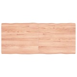 vidaXL Blat masă, 140x60x(2-6) cm, maro, lemn tratat contur organic