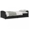 VidaXL Pat de zi cu 2 sertare fără saltea &bdquo;IRUN&rdquo; Negru 90x200 cm