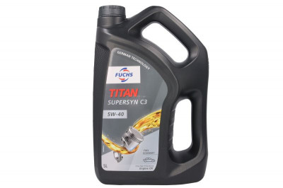 Motor Oil Titan (5L) 5W40; API SN;Acea C3;Fiat 9.55535 GH2;Fiat 9.55535 S2;Ford M2C917 A;MB 229.31;VW 505.00;VW 505.01 foto