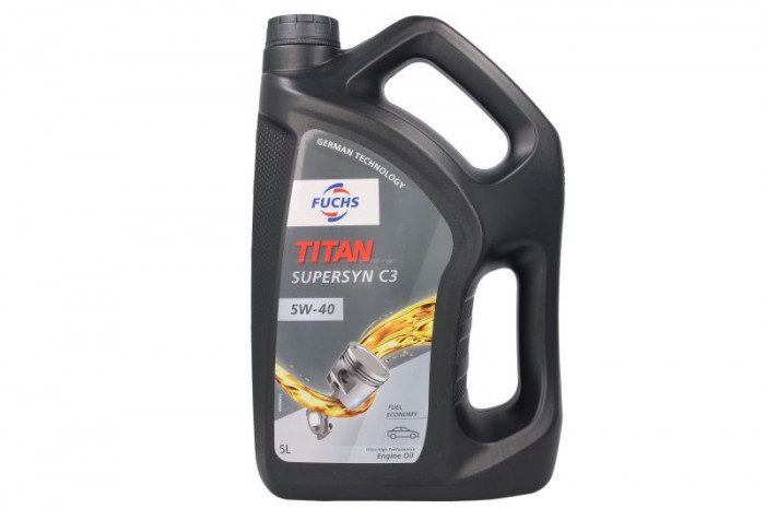 Motor Oil Titan (5L) 5W40; API SN;Acea C3;Fiat 9.55535 GH2;Fiat 9.55535 S2;Ford M2C917 A;MB 229.31;VW 505.00;VW 505.01