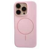 Cumpara ieftin Husa Iphone 16 PRO MAX cu MagSafe - Silicon, interior catifelat, design Minimalist, Roz Pastel
