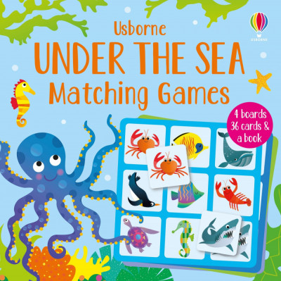 Joc educativ + Carte Under the Sea Matching Games foto