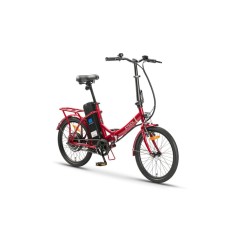 Bicicleta electrica ZT-88 pliabila, motor 250W, 36V 9Ah, viteza 25km/h, autonomie 40km - Roșu