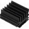 Radiator extrudat, aluminiu, 30mm x 19.4mm, neagra, FISCHER ELEKTRONIK - SK 525 30