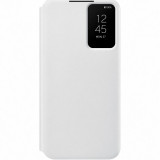 Husa de protectie Samsung Smart Clear View Cover pentru Galaxy S22+, Alb