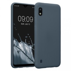 Husa Kwmobile pentru Samsung Galaxy A10, Silicon, Albastru, 49814.202 foto