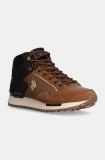 U.S. Polo Assn. bocanci ARON barbati, culoarea maro, ARON005M/DTY1