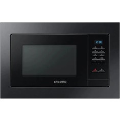 Cuptor cu microunde incorporabil Samsung MG23A7013CA/OL, 23L, Grill, 800W, 6 trepte de putere, Mod Eco, Dezghetare rapida, Functie Grill Fry, Inox neg