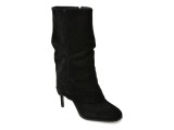 Cizme elegante EPICA negre, 202711, din piele intoarsa