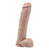 Dildouri mari - Get Real Dildo 28 cm cu Testicule - Natural