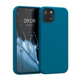 Husa pentru iPhone 13, Silicon, Albastru, 55878.224, Carcasa, Kwmobile
