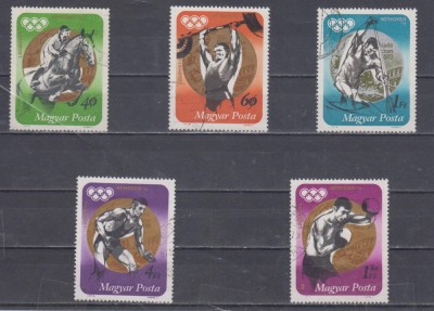 A12 S4 7 - Timbre foarte vechi - Ungaria - JO Munchen 1972 foto