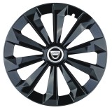 Cumpara ieftin Set 4 capace roti Fame Negru R15 pentru gama auto Dacia