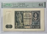50 Zlotych Polonia 1941, PMG 64