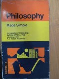 Carte Filosofie Philosophy Made Simple - 1973, 336 pagini, Coperta Brosata, Folosita