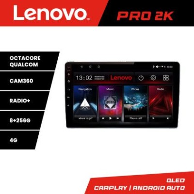 Navigatie Peugeot 307 Lenovo Kit-307 8 core QLED 2K 8+256 360 Android Waze USB Navigatie Internet Youtube Radio CarStore Technology foto