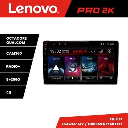Navigatie Peugeot 307 Lenovo Kit-307 8 core QLED 2K 8+256 360 Android Waze USB Navigatie Internet Youtube Radio CarStore Technology