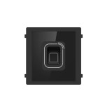 Modul cititor biometric si card Mifare pentru videointerfon modular Hikvision DS-KD-MFB; deschidere usi cu card acces Mifare 13.56 MHz (cardurile nu s