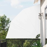 Ecran de intimitate pentru balcon Alb 210 x 210 cm țesătură