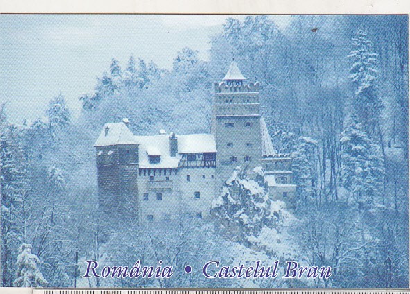 bnk cp Castelul Bran iarna - Vedere - necirculata