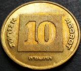 Cumpara ieftin Moneda exotica 10 AGOROT - ISRAEL, anul 1988 *cod 728 B, Asia