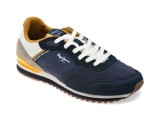 Cumpara ieftin Pantofi sport PEPE JEANS bleumarin, LONDON MUSE, din material textil
