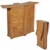 VidaXL Masă de bar pliabilă, 155 x 53 x 105 cm, lemn masiv de tec 43804