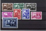 Belgia 1943 - Statui cu Sf. Martin, biserici, serie neuzata