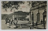 BRASOV , PIATA PRUNDULUI ( ANGERPLATZ ) , CARTE POSTALA ILUSTRATA , DATATA 1917
