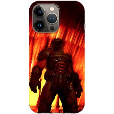 Husa compatibila cu Apple iPhone 14 Plus model Doom Slayer, Silicon, TPU, Viceversa foto