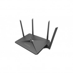 Router wireless D-link, Dual Band, 800 + 1733 Mbps, 4 antene, Gigabit, Negru foto