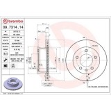 Set disc frana Vw Lt 28 04.96-07.06, Fata, 276X22mm, ventilat, BREMBO