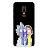 Husa compatibila cu OnePlus 6 Silicon Gel Tpu Model Rick And Morty Connected
