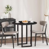 VidaXL Placă de masă Negru 80 x 80 x 1.5 cm Lemn compozit