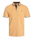 Cumpara ieftin Tricou polo pentru barbati JACK JONES Jjepaulos Polo SS Noos Pls, portocaliu, 5XL - OUTLET