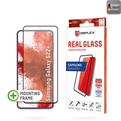 Folie pentru Samsung Galaxy S22 Plus 5G - Displex Real Glass Full Cover - Black foto