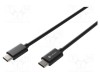 Cablu USB C - USB C 2.0 NATEC, 1m, 100W, 5A, negru