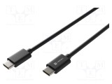 Cablu USB C - USB C 2.0 NATEC, 1m, 100W, 5A, negru