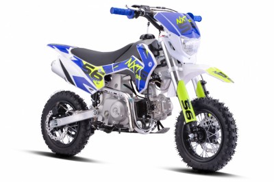 Motocicleta Enduro Barton NXT, 90cc, 4T, roti 10&amp;quot;, culoare albastru/verde Cod Produs: MX_NEW MXNXT90-90BLGR foto