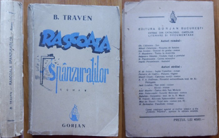 B. Traven, Rascoala spanzuratilor, 1945