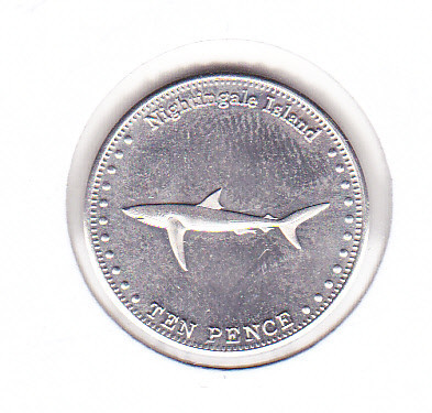 bnk mnd Nightingale Island 2011 10 pence 2011 , fauna foto