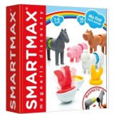 Joc magnetic Smart Max, My First Farm Animals, Primele mele animale de ferma, 16 piese