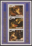 COOK ISLANDS 1987 PICTURA CRACIUC REMBRANDT ( bloc dantelat ) MNH, Nestampilat